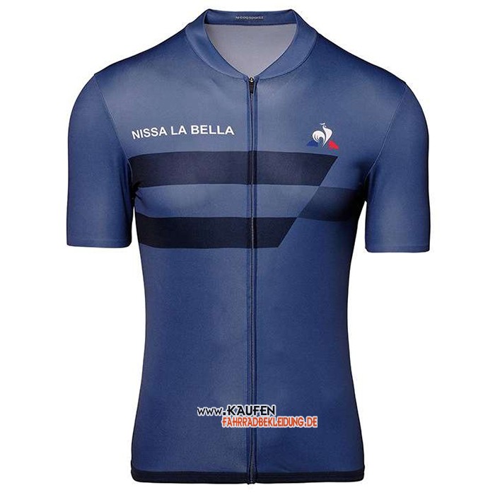 Tour de France Kurzarmtrikot 2020 und Kurze Tragerhose Dunkel Blau